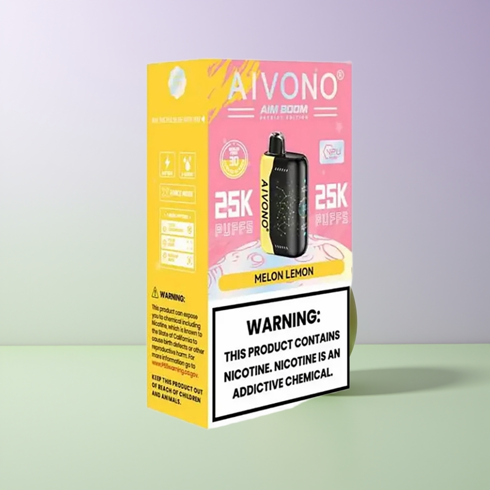 Aivono Aim Boom 25000 Pūsų Vienkartinis Vapas Melionas Citrina