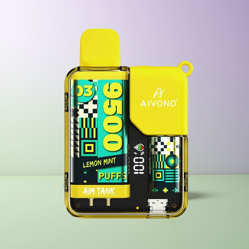 Aivono Aim-Tank 9500 Pūkų Citrina Mėta
