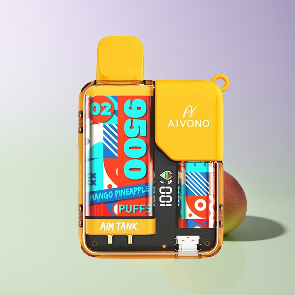 Aivono Aim Tank 9500 Pūkų Mango Ananasas Vienkartinės Elektroninės Cigaretės