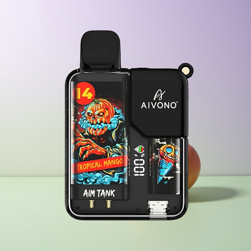 Aivono Aim Tank 9500 Pūkų Tropinė Manga Vienkartinės Elektroninės Cigaretės