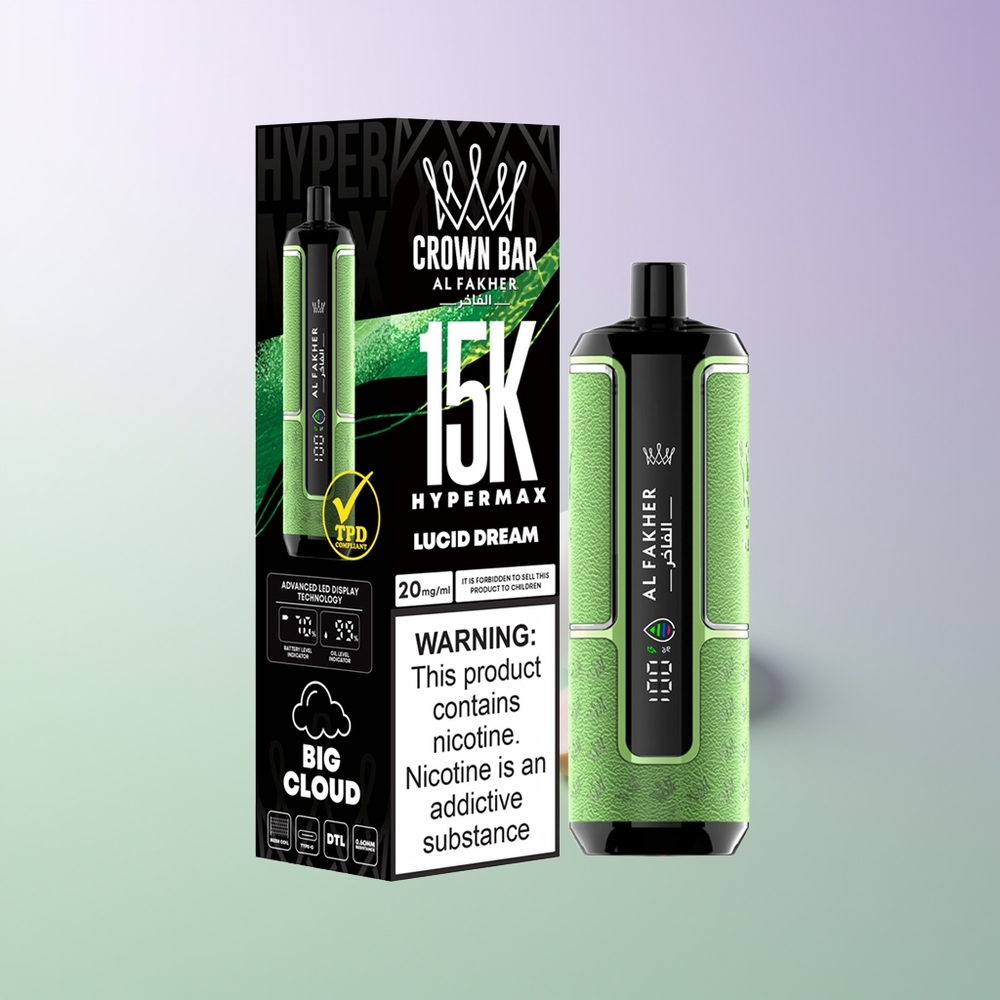Al Fakher Crown Bar 15K Hypermax DTL 6mg/m