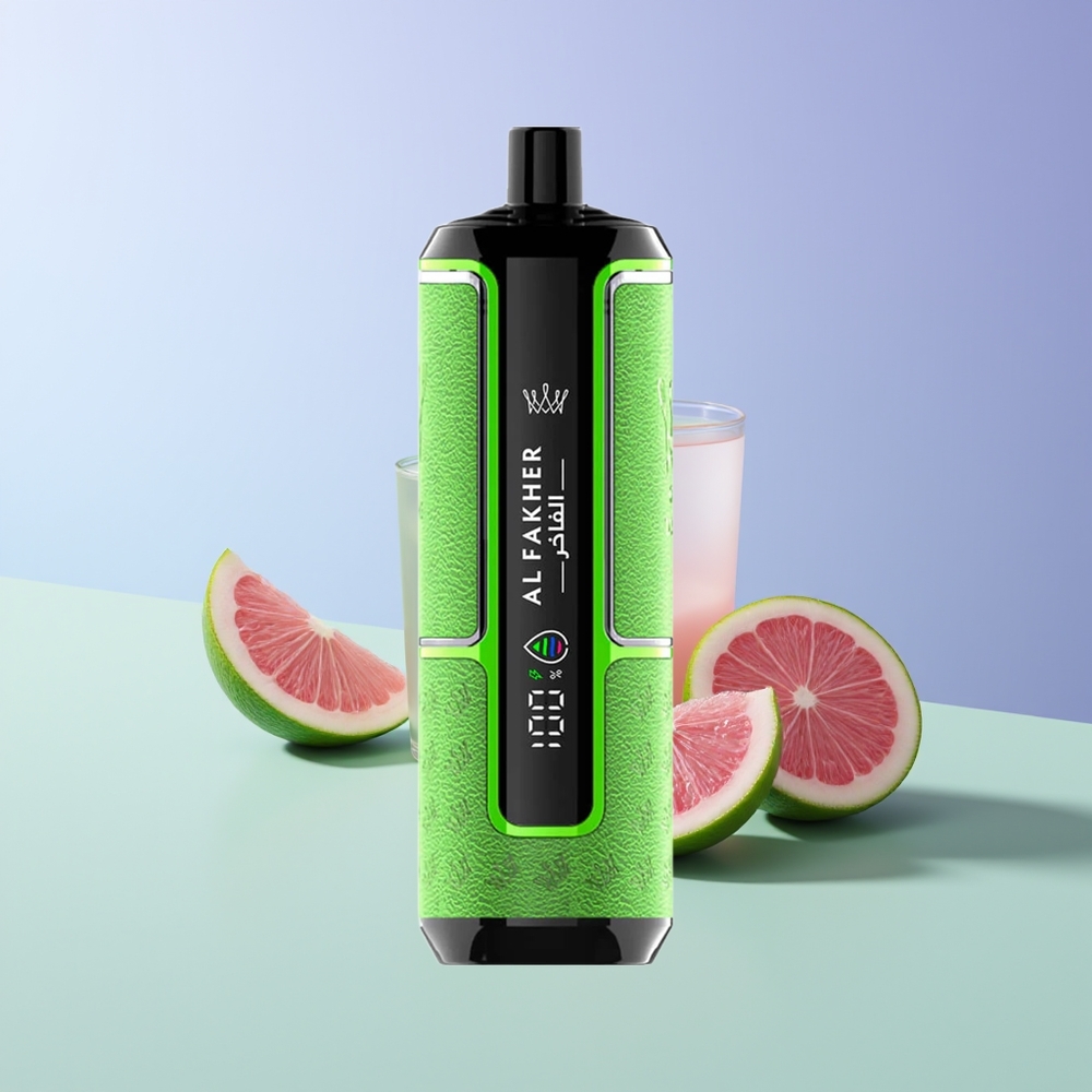 Al Fakher Crown Bar 15K Hypermax Nešiojamasis Vapas Mėlynų Serbentų Limonadas