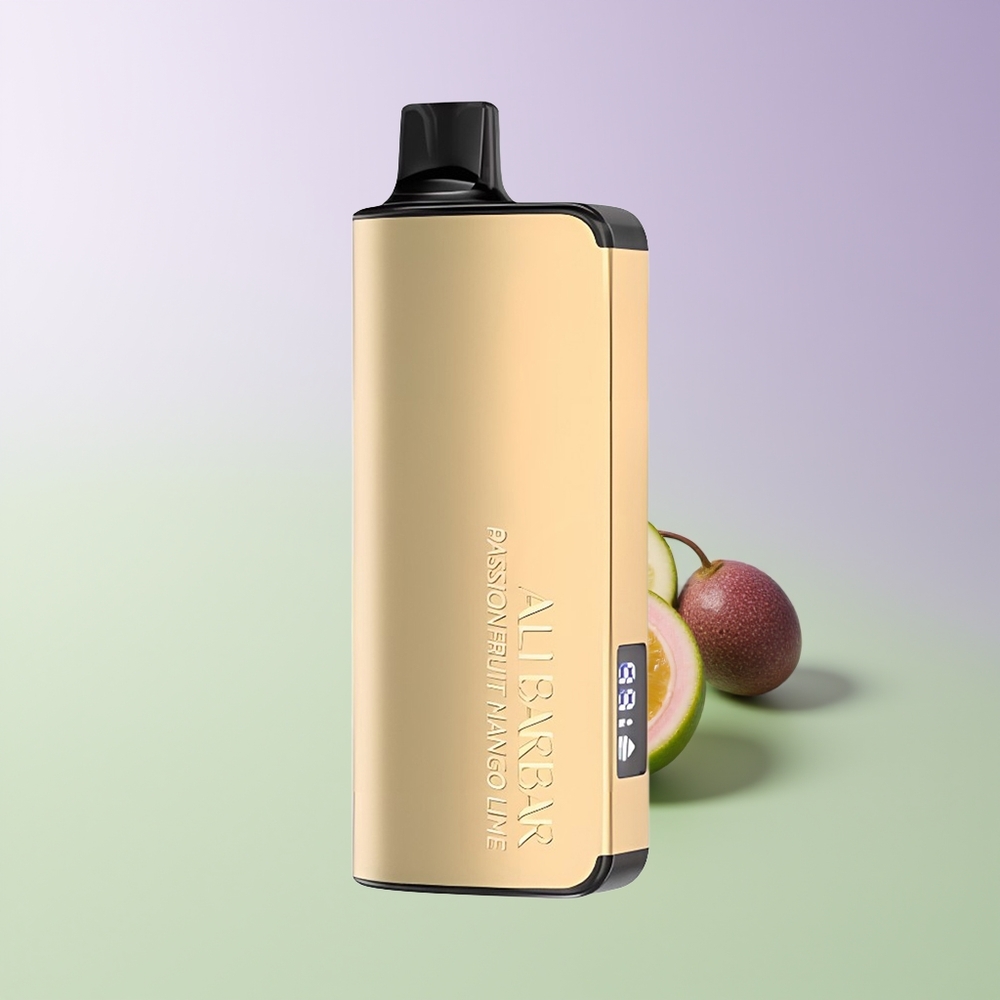 Alibarbar Ingot 9000 Puffs 2350mAh Vienkartinės Elektroninės Cigaretės Skanausios Mango Citrina