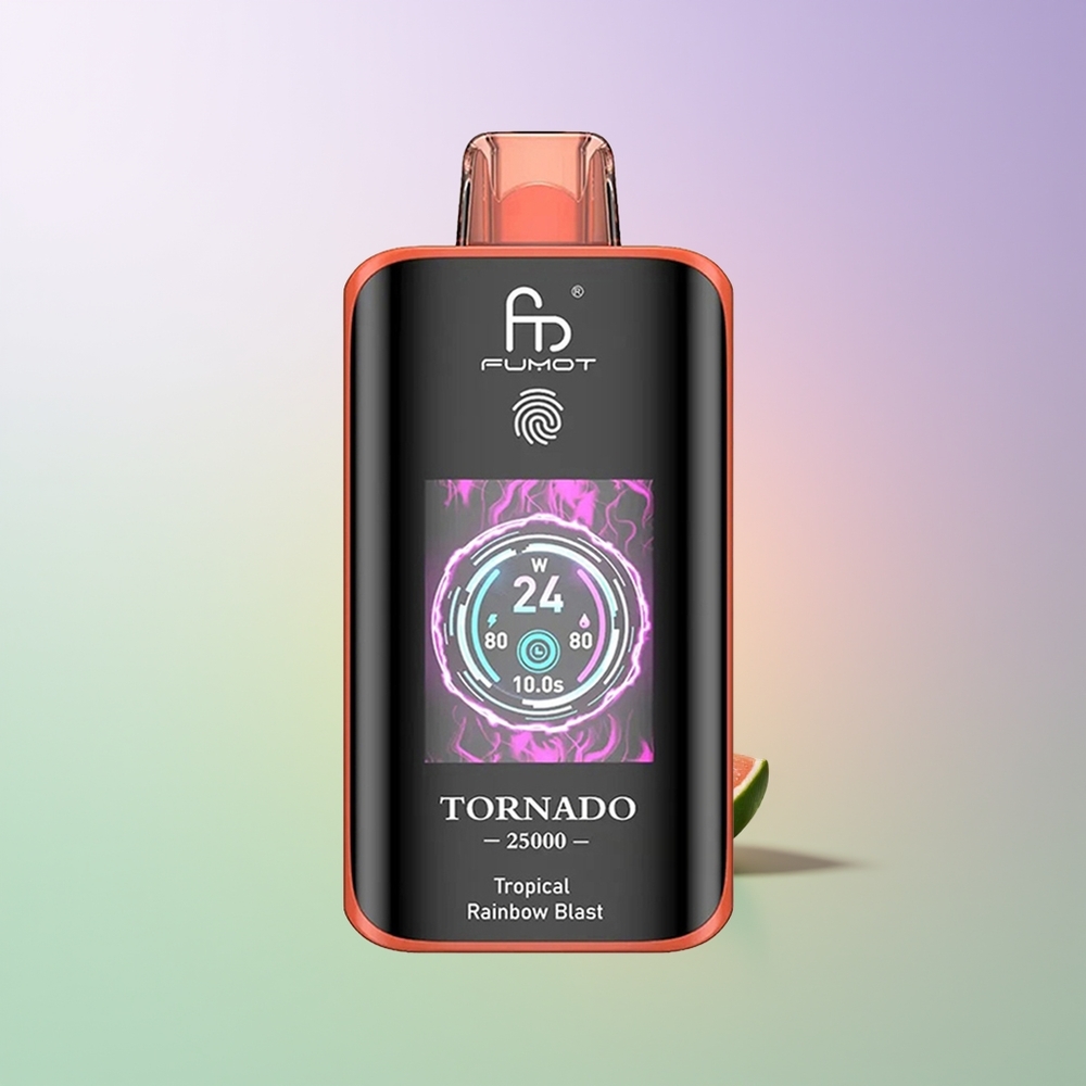 Fumot Tornado 25000 Puffs 700mAh Tropinė Vaivorykštės Sprogimas