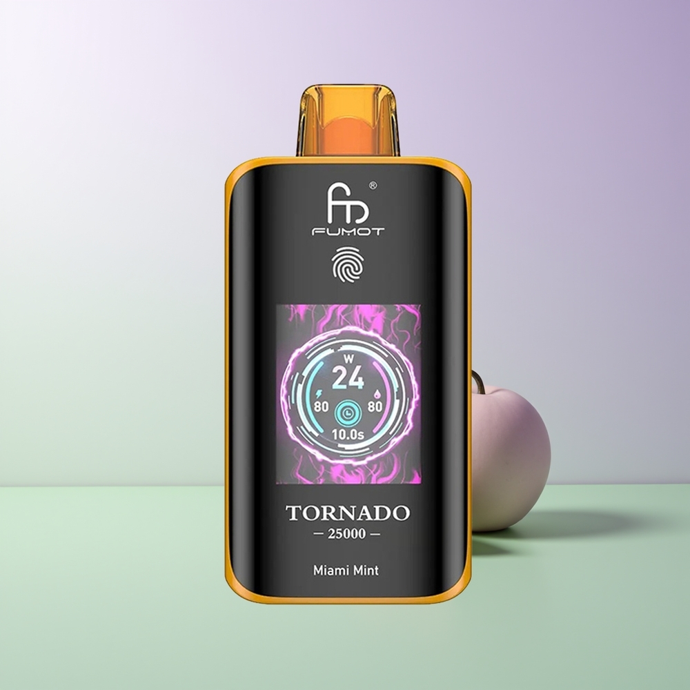 Fumot Tornado 25000 Pustių 20ml Miami Mėta