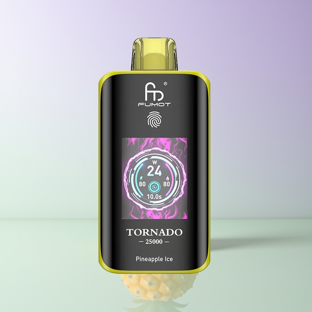 Fumot Tornado 25000 Pūkštelių 700mAh Ananasų Ledas