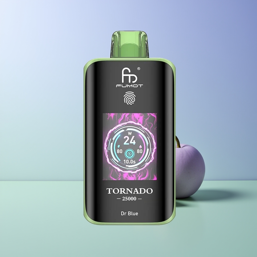 Fumot Tornado 25000 Pūkų 20ml Dr Mėlyna
