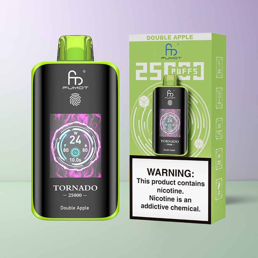 Fumot Tornado 25000 Pūkų Dviguba Obeolė 700mAh