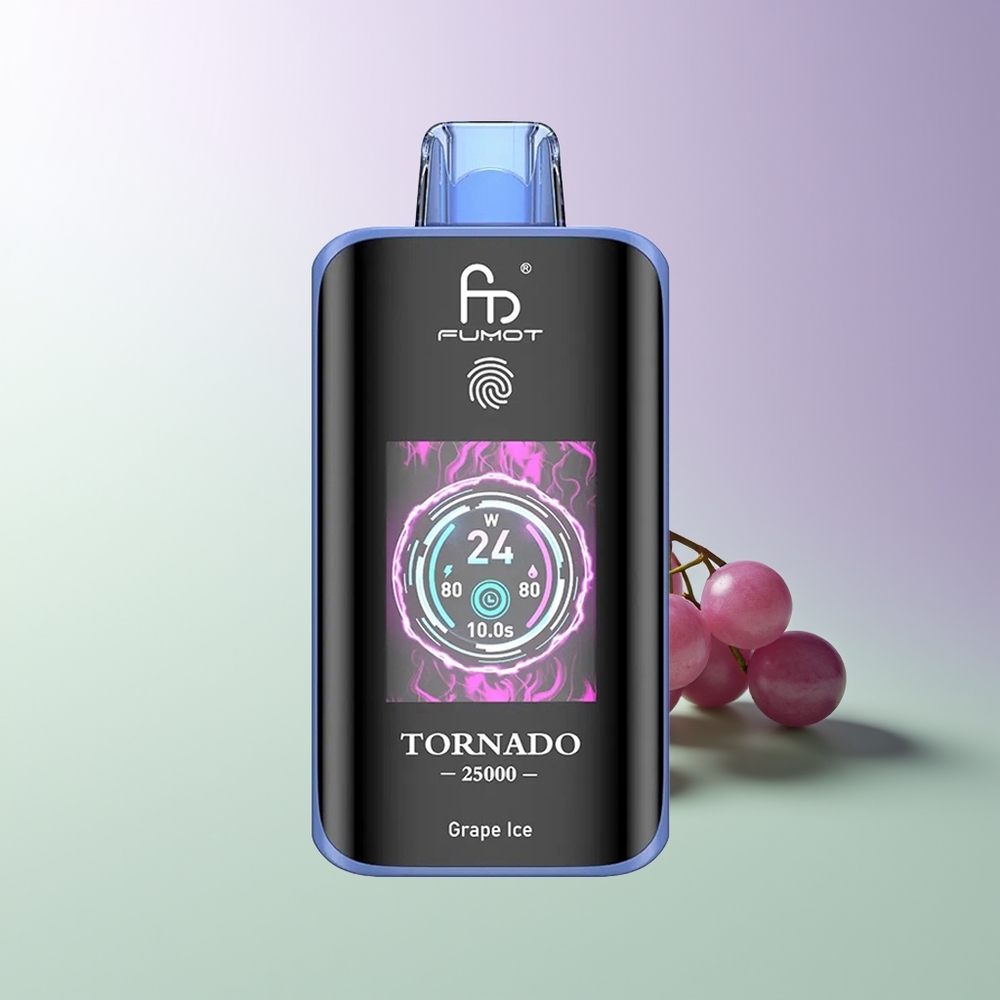 Fumot Tornado 25000 Pūsų Įkraunamas Vynuogės Ledas