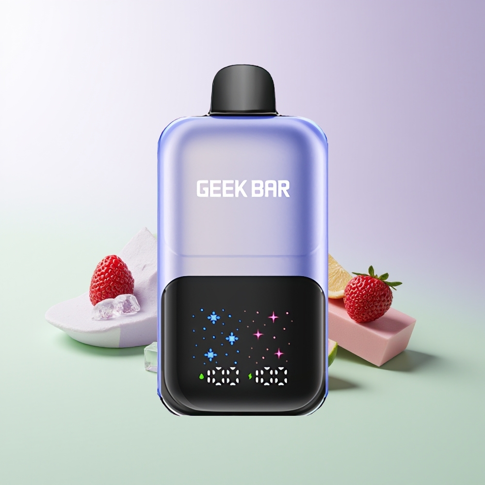 GEEK BAR 2GO 50000 Pūkų Dviejų Serijų Vienkartinė Vape Pen Miltuotų Uogų Ledas