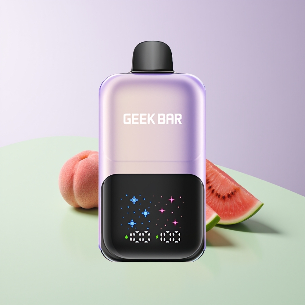 GEEK BAR 2GO 50000 Pūsų Dvejetai Vartojamas Vape Plunksna Persikas Mango Arbūzas Leda