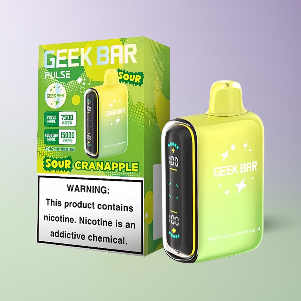 GEEK BAR Pulse 15000 Pūkų Sūrio Skonio Vienkartinės Elektroninės Cigaretės