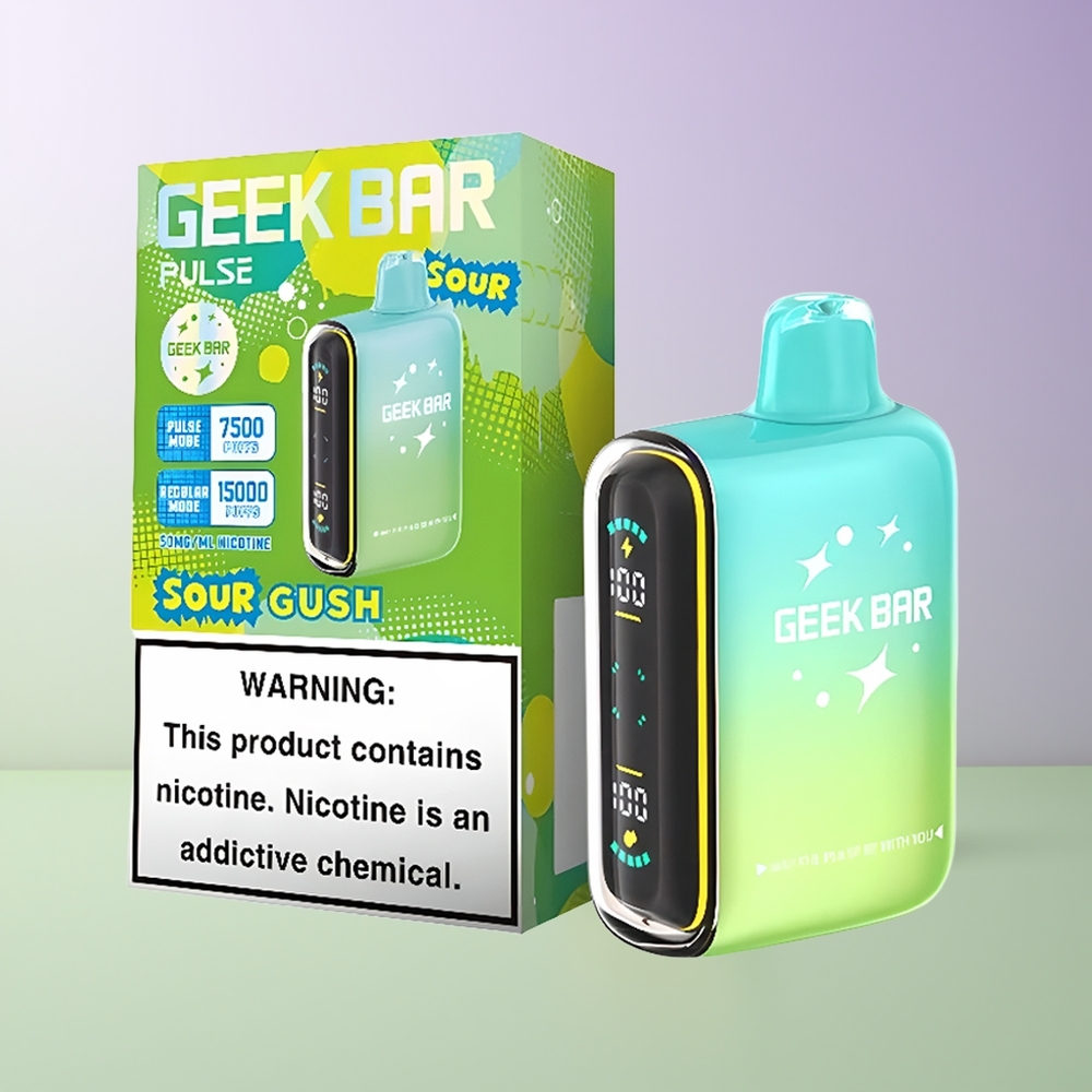GEEK BAR Pulse 15000 Pūkų Sūrio Skonio Vienkartinės Elektroninės Cigaretės