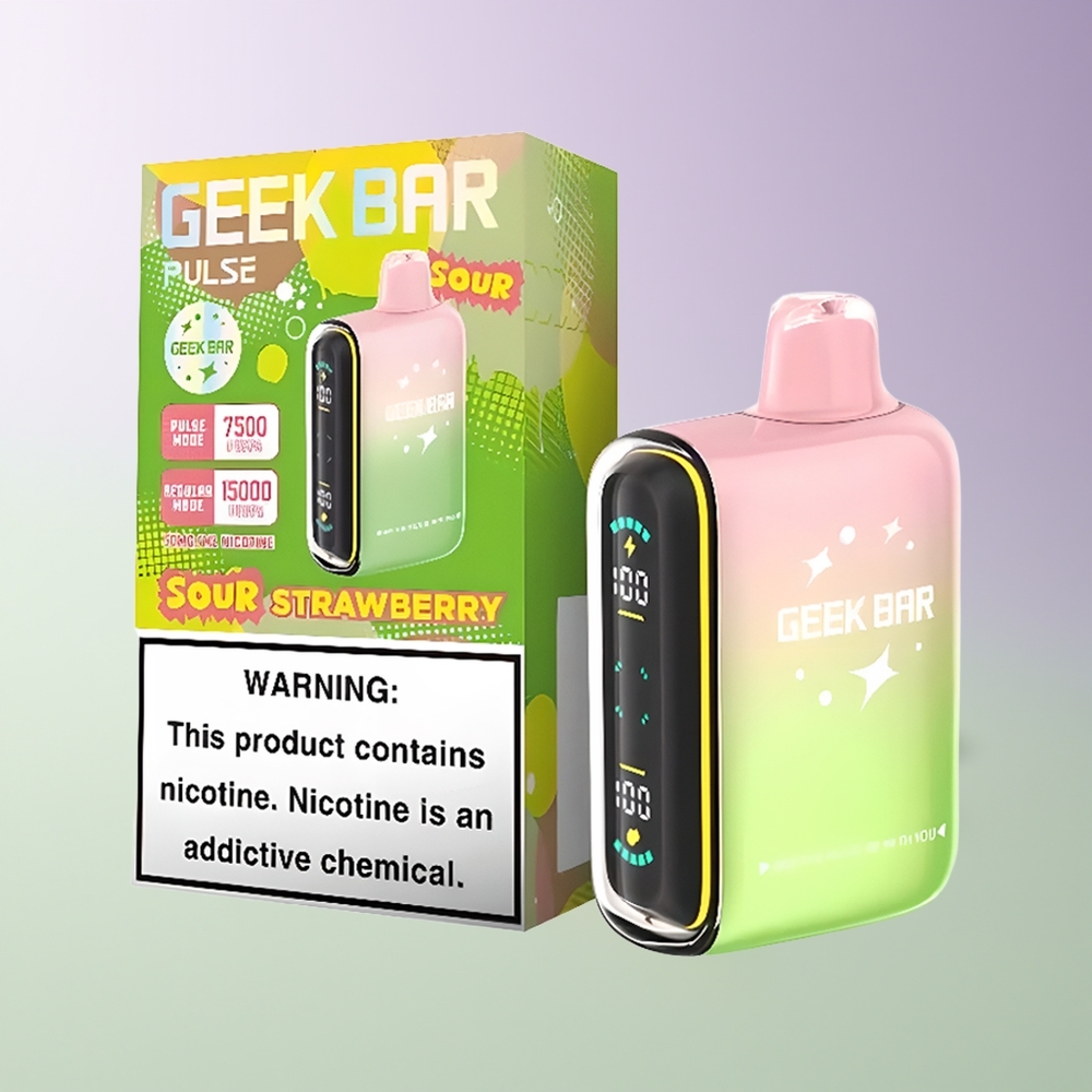 GEEK BAR Pulse 15000 Pūkų Sūrio Skonio Vienkartinės Elektroninės Cigaretės