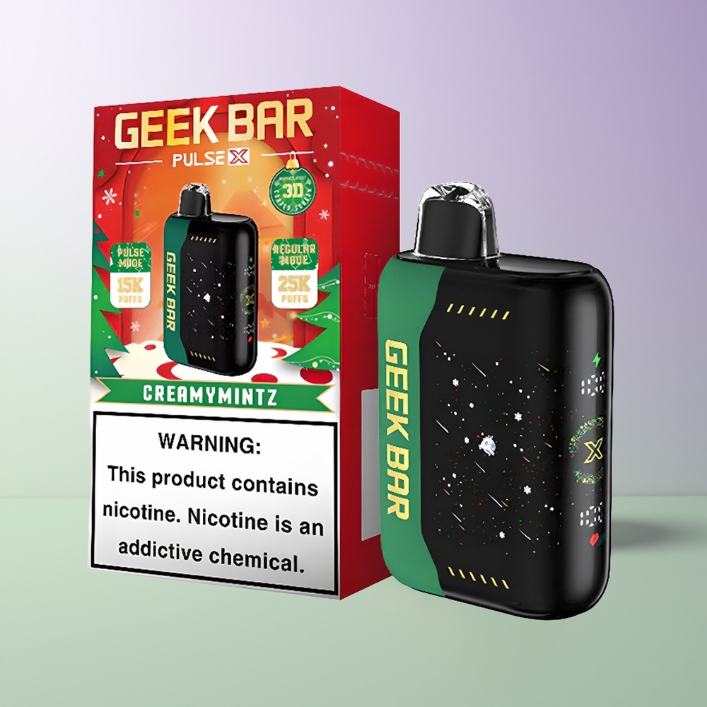 GEEK BAR Pulse X 25000 Pūkų Kalėdinė Leidimas