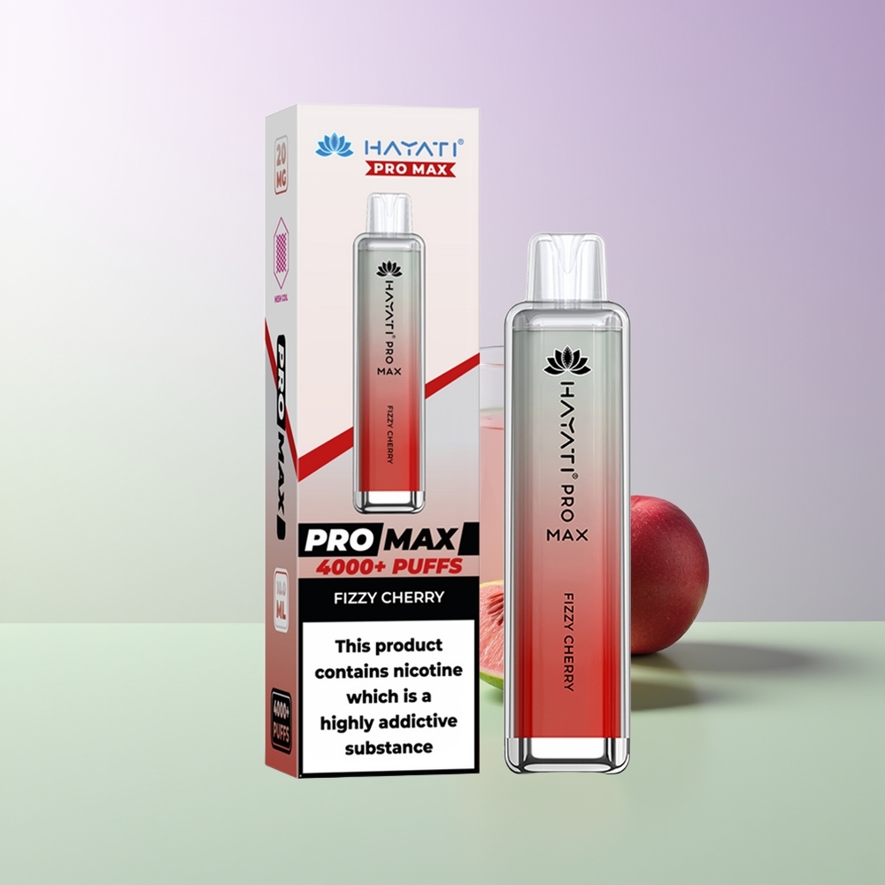 Hayati Pro Max 4000 Puffs Fizinė Vyšnia Vienkartinės Elektroninės Cigaretės