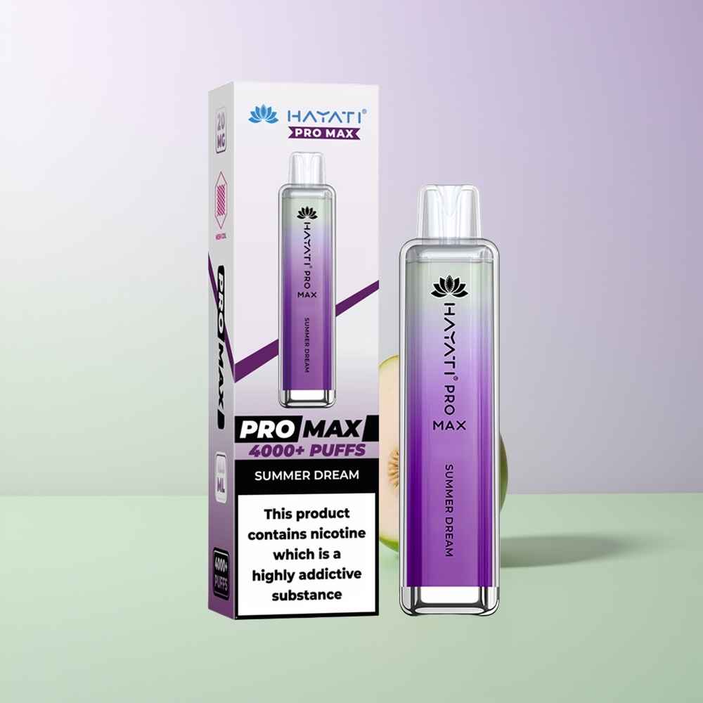 Hayati Pro Max 4000 Puffs Įkroviamasis Vasaros Svajonė