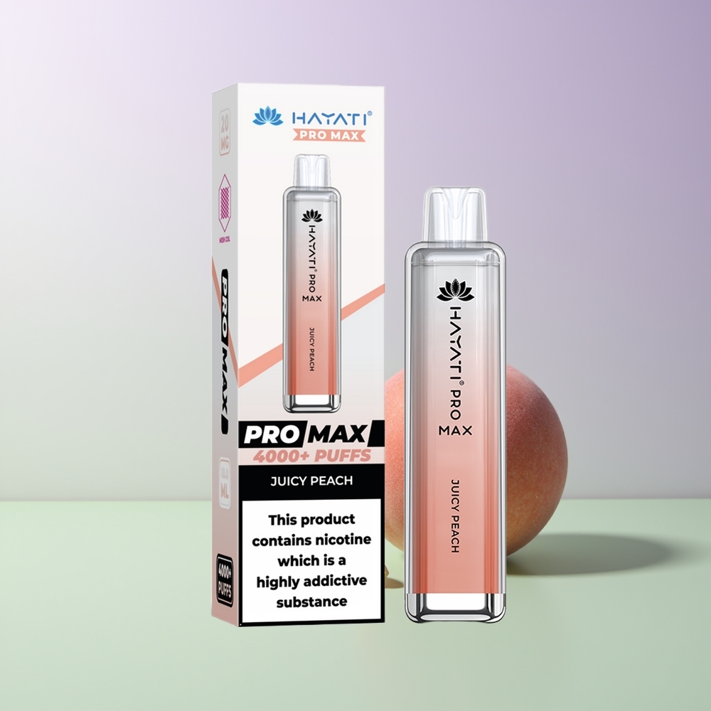 Hayati Pro Max 4000 Pūkštelių \Sultingas Persikas\