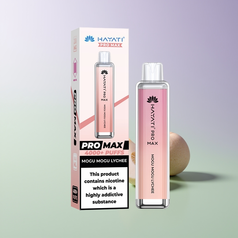 Hayati Pro Max 4000 Pūsų Vienkartinės Elektroninės Cigaretės Mogu Mogu Ličis