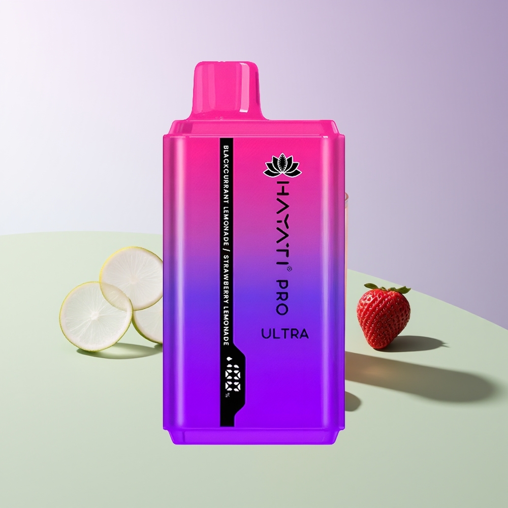 Hayati Pro Ultra 15000 Pūkų Juodųjų Serbentų Citrinų Limonadas Braškių Citrinų Limonadas