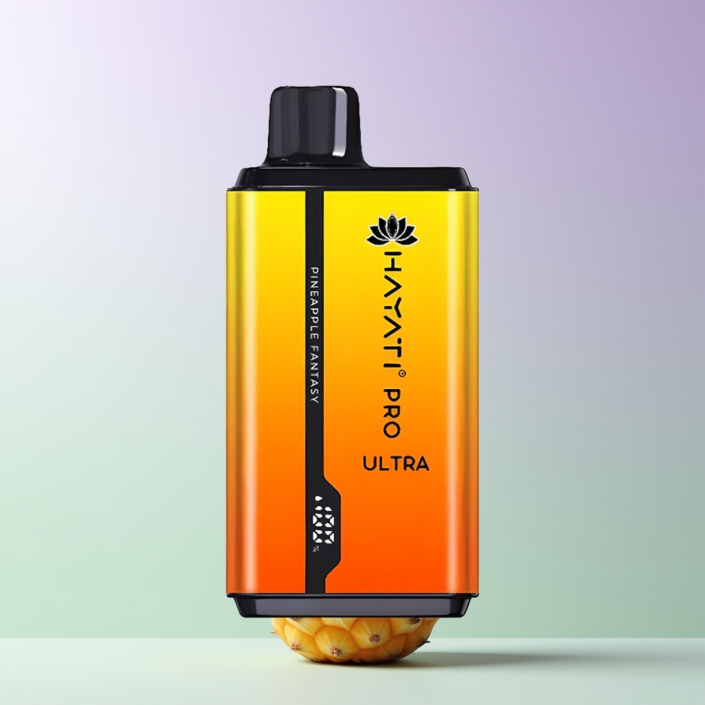 Hayati Pro Ultra 15000 Pūkų Vienkartinis Vaporizatorius Ananasų Fantazija