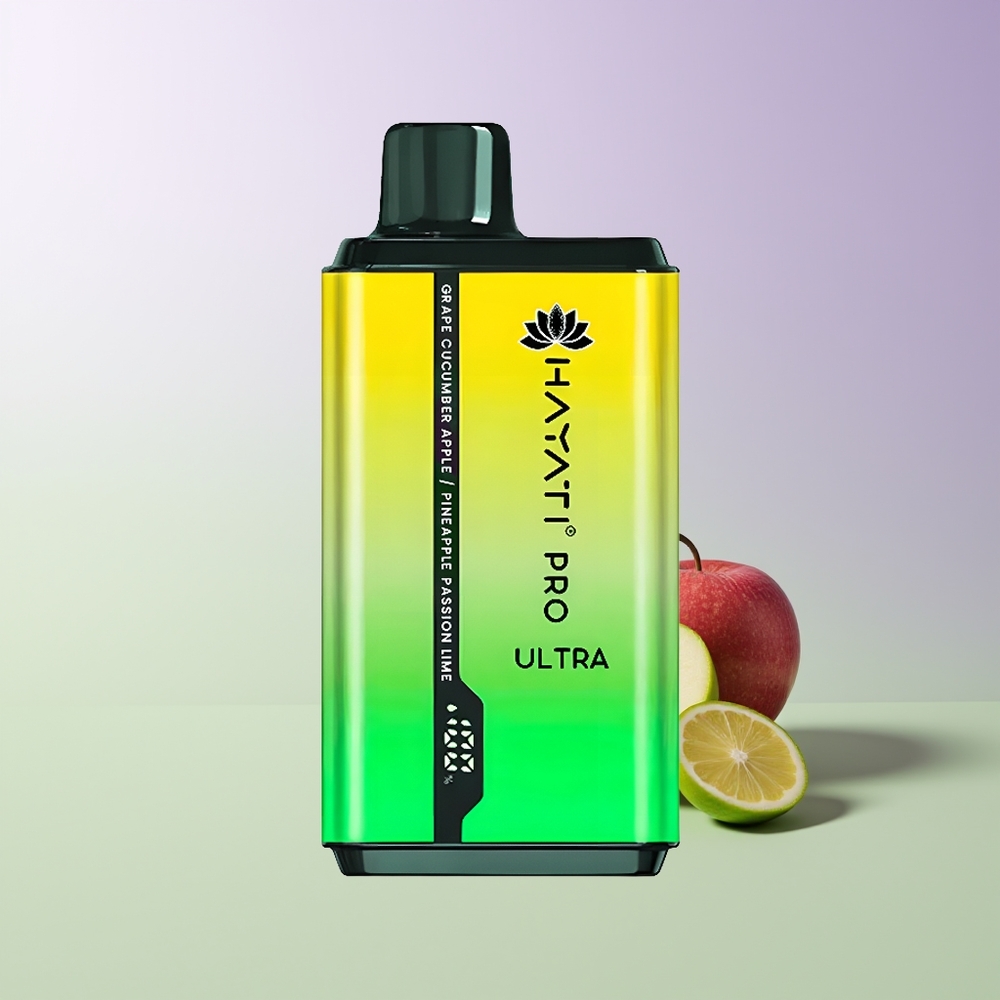 Hayati Pro Ultra 15000 Pūkų Vynuogės Agurkas Obuolys Ananasas Pasiflora