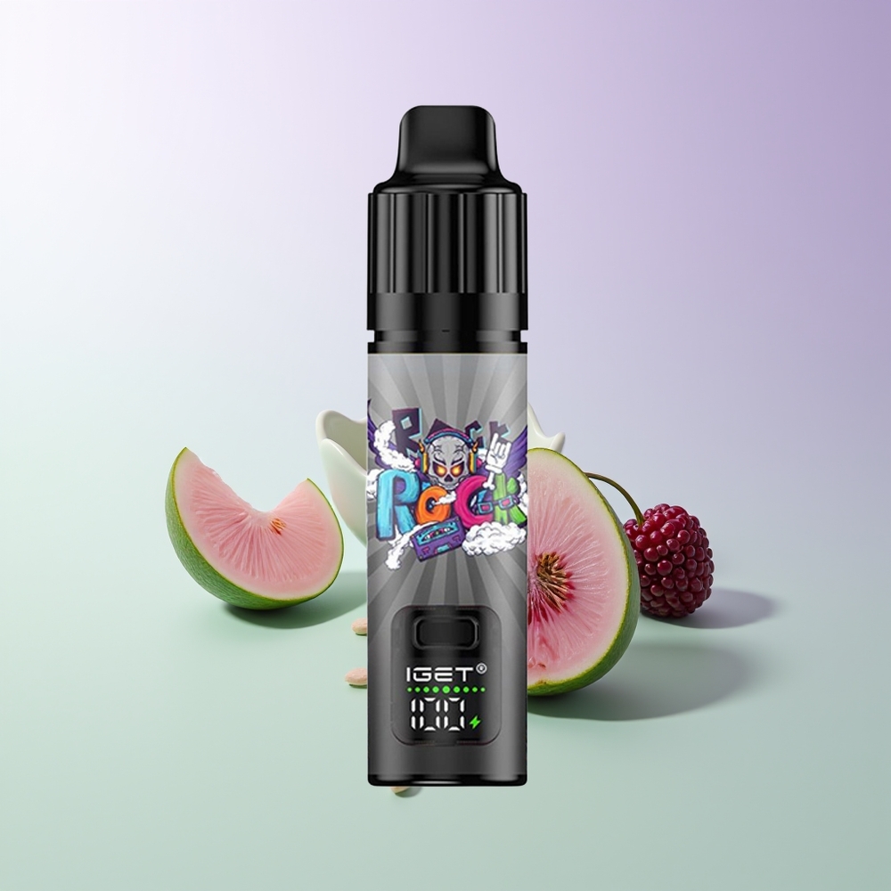 IGET BAR PLUS S3 POD 10000 PUFFS JUODUOGEŠ UOGOS LEDAS
