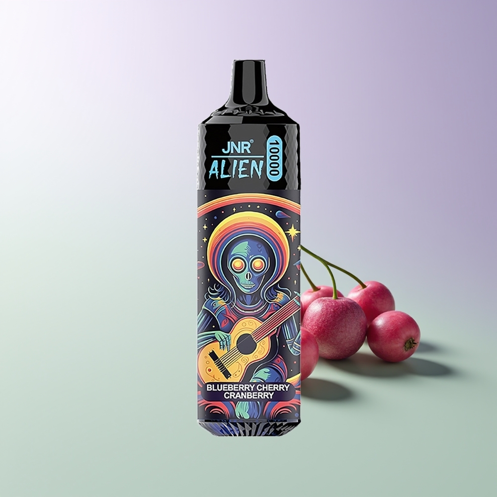 JNR Alien 10000 LED Mėlyna Uoga Vyšnia Spanguolė