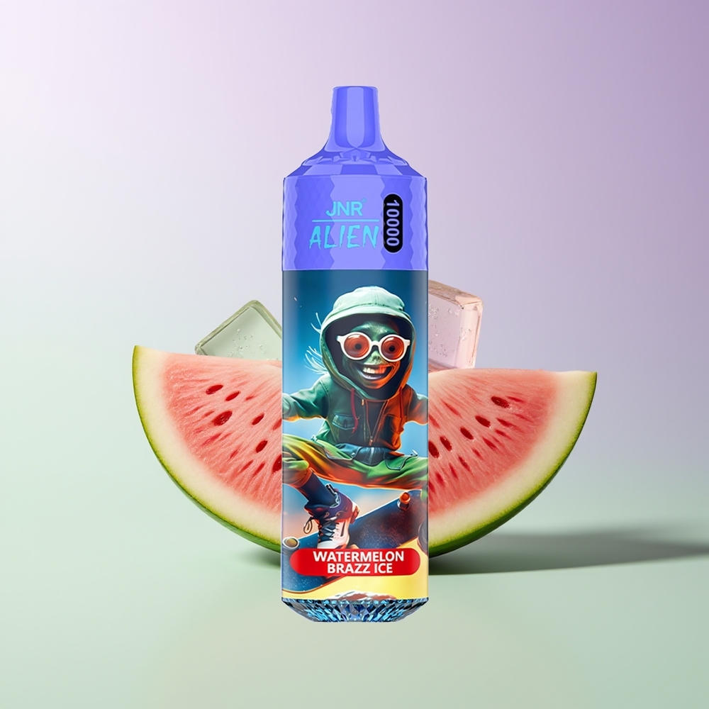 JNR Alien 10000 Puffų Vienkartinės Elektroninės Cigaretės Arbūzas Brazz Ledas su RGB