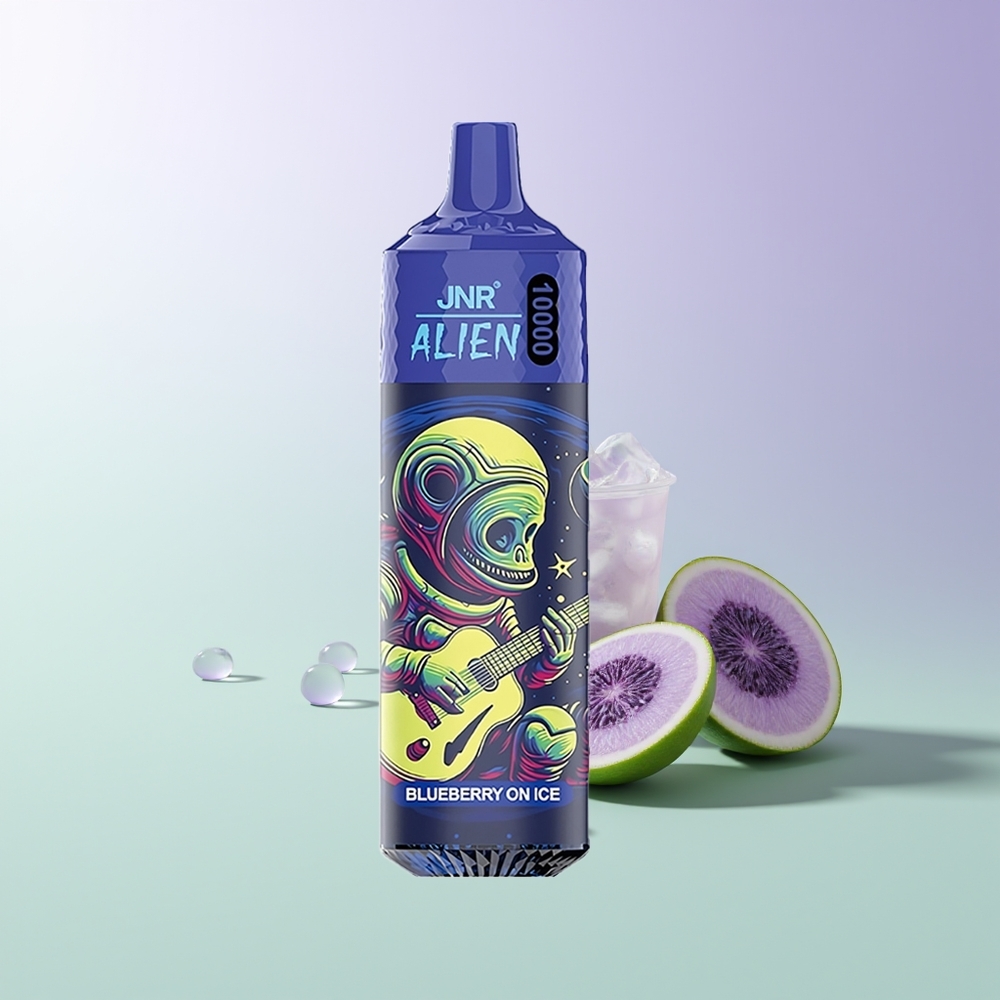 JNR Alien 10000 Pūkų 20ml Mėlynųjų Uogų Su Ledu