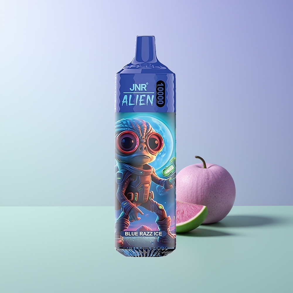 JNR Alien 10000 Pūkų Mėlynųjų Aviečių Ledas su 850mAh
