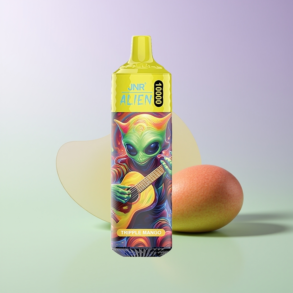 JNR Alien 10000 Pūkų Trikampis Mango RGB