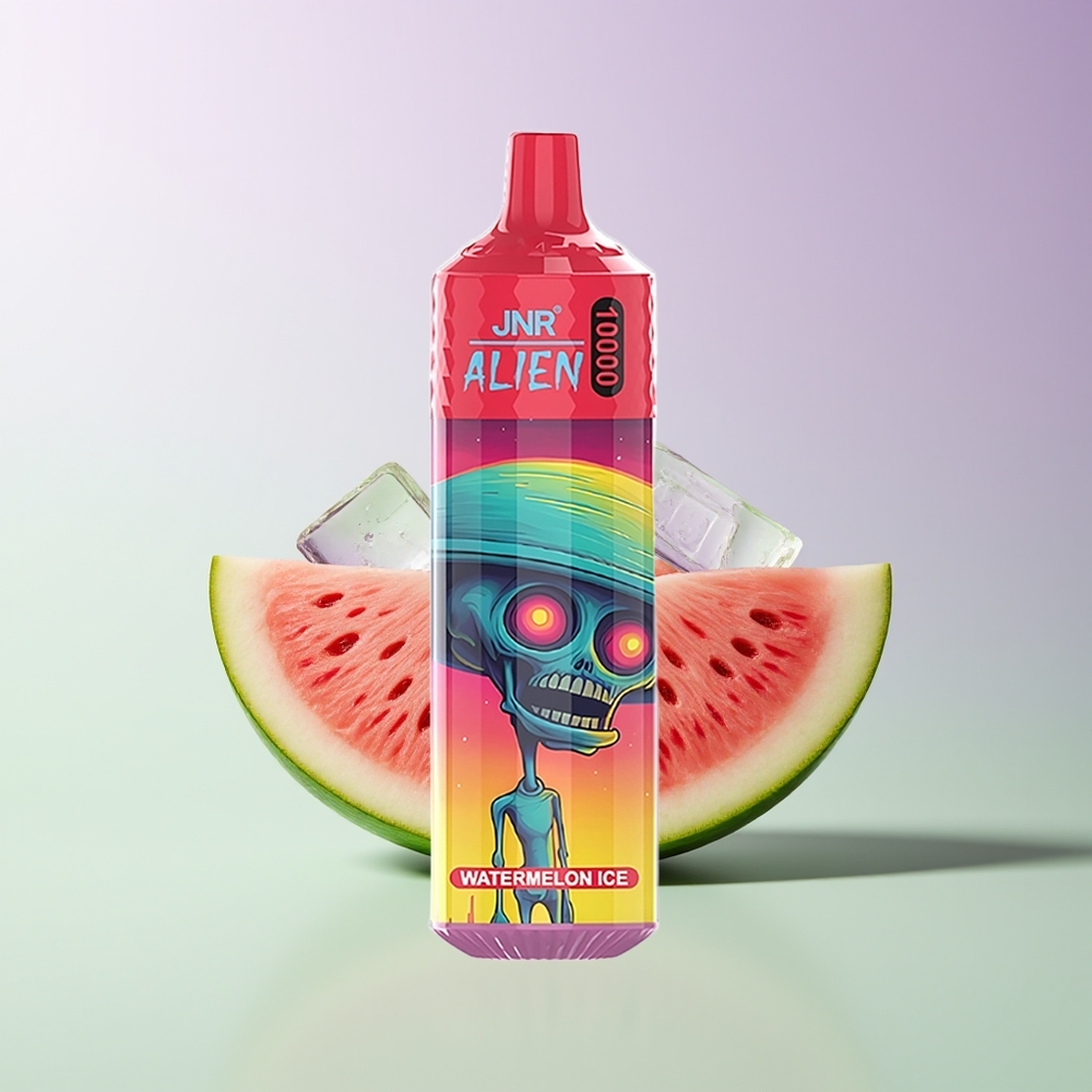 JNR Alien 10000 Pūkų Vandensmelonas Ledas RGB