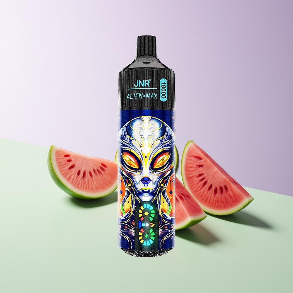 JNR Alien Max 18000 Puffs Braškinis Arbūzas Burbulų Guma 28ml
