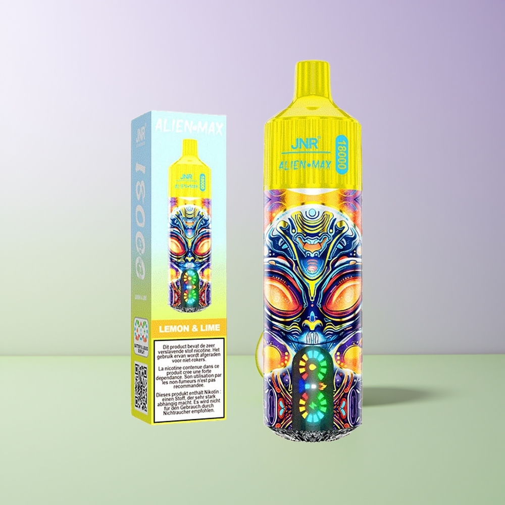 JNR Alien Max 18000 Puffs Citrina ir Žalioji Riešutėlė Vienkartinės Elektroninės Cigaretės