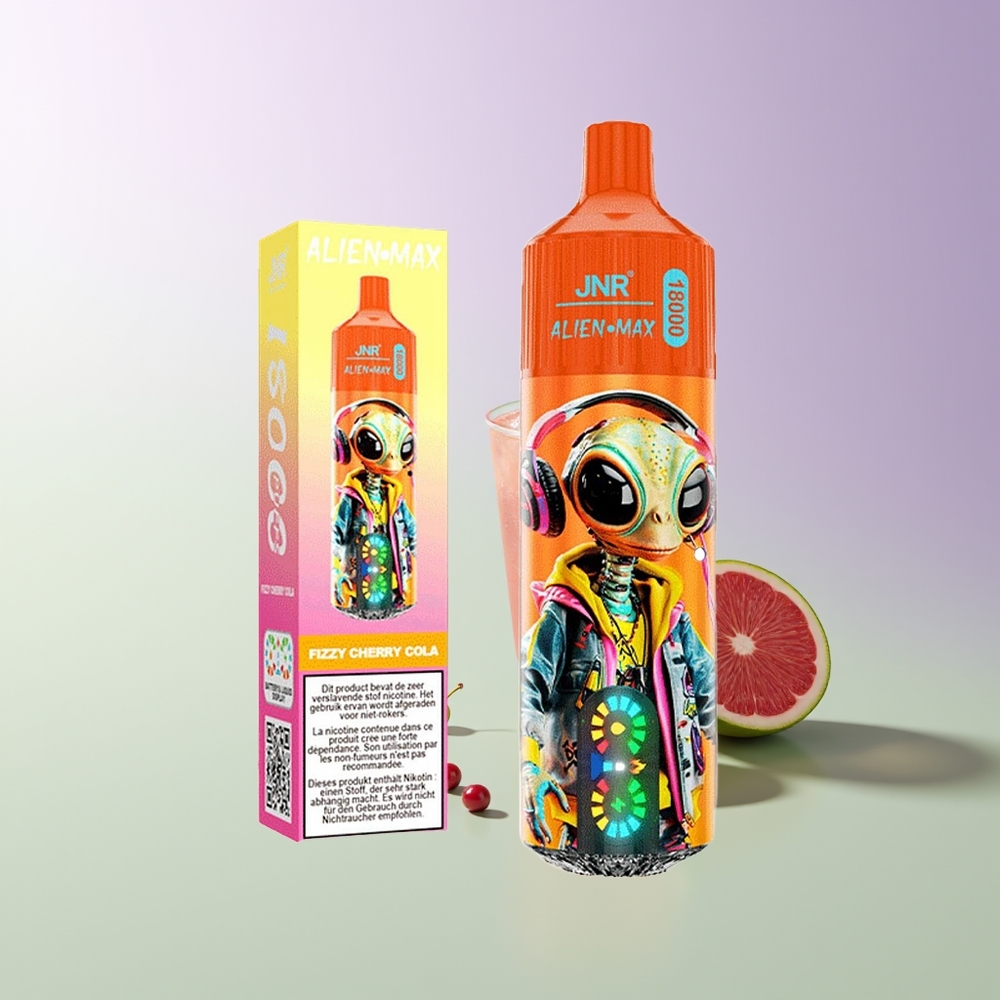 JNR Alien Max 18000 Puffs Dual Mesh Gaivusios Vyšnios Kola