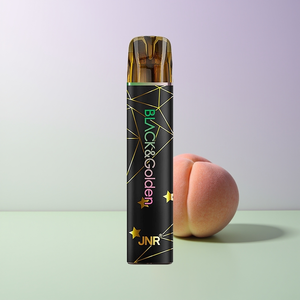 JNR BlackGolden 800 Pūkų Vaisius Persikas Vienkartinės Elektroninės Cigaretės