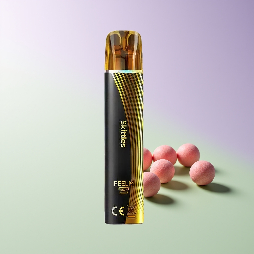JNR BlackGolden 800 Pūkų Vienkartinės Elektroninės Cigaretės Skittles