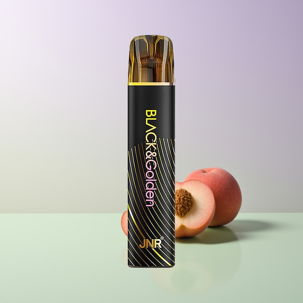 JNR BlackGolden 800 Pūsų Vienkartinės Elektroninės Cigaretės Persikas Mango
