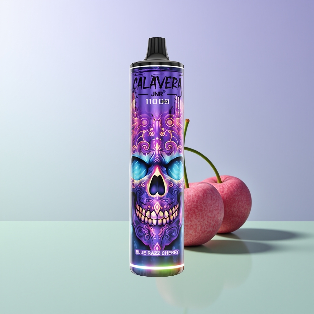 JNR Calavera 11000 Puffs 21ml Mėlyna Avietė Vyšnia