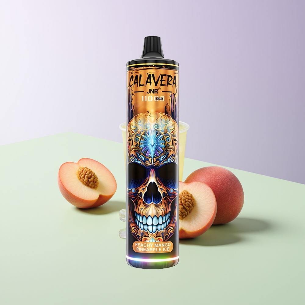 JNR Calavera 11000 Pūkų 21ml Persikų Mango Ananasų Ledas