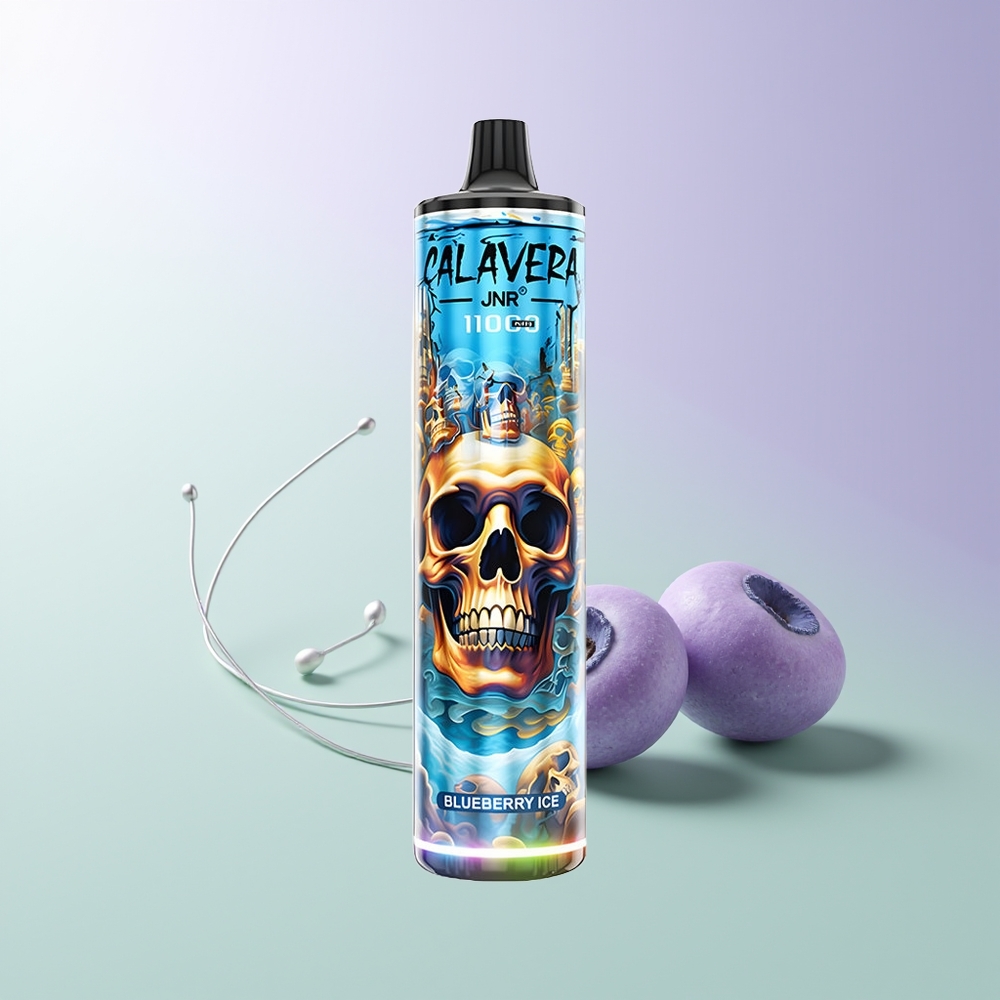 JNR Calavera 11000 Pūsų Vienkartinės Elektroninės Cigaretės Mėlynų Uogų Ledas 850 mAh