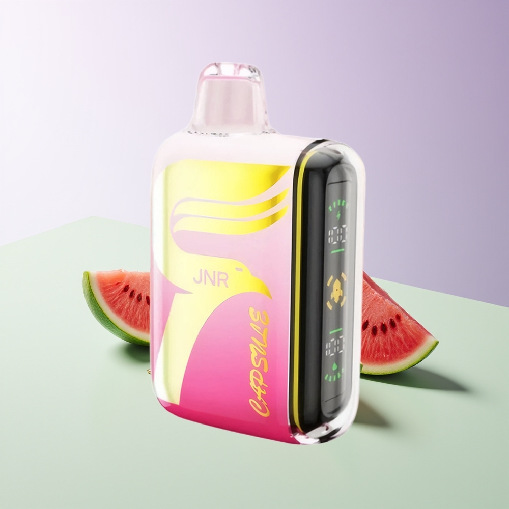 JNR Capsule 15000 Pūkų Vienkartinis Vapas Braškių Arbūzo Ledas