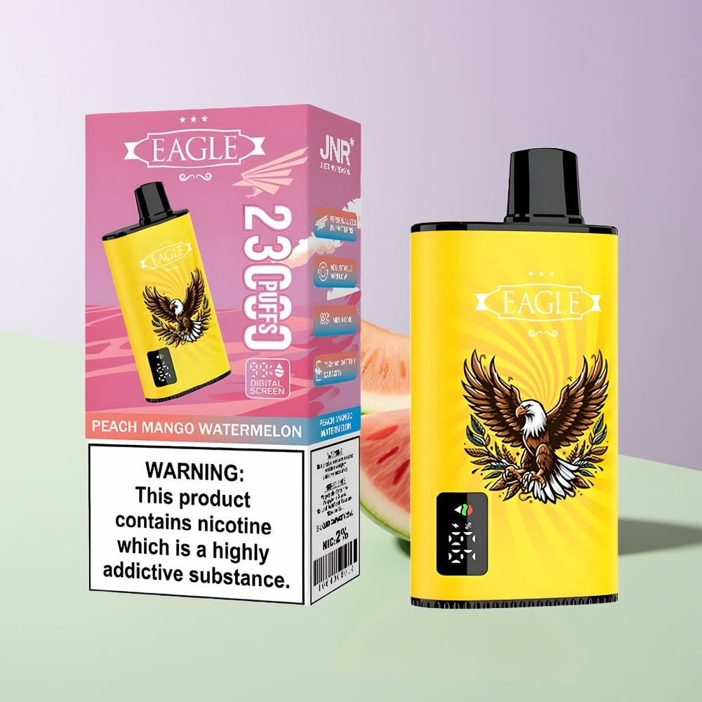 JNR EAGLE Smart 23000 Pūkų Vienkartinės Elektroninės Cigaretės Persikas Mango Arbūzas Tipas-C