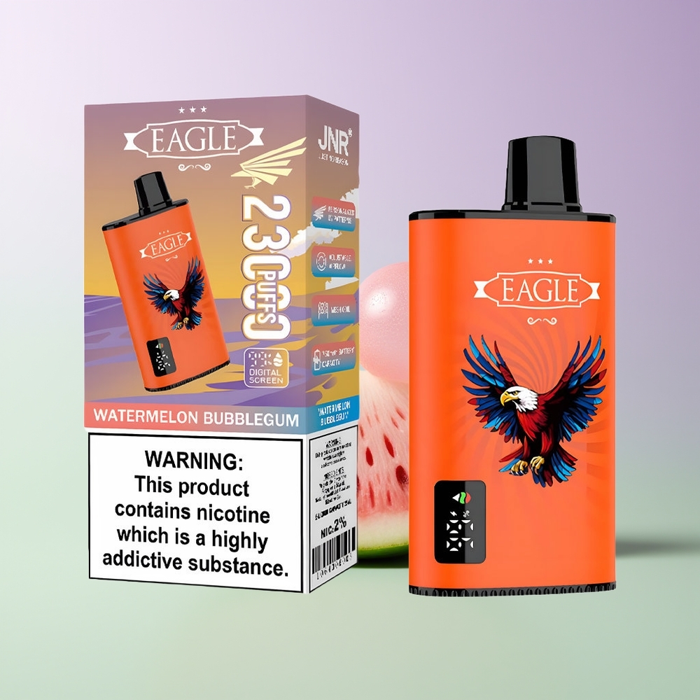 JNR EAGLE Smart 23000 Pūsų Vienkartinės Elektroninės Cigaretės Arbūzas Kramtomoji Guma 10ohm