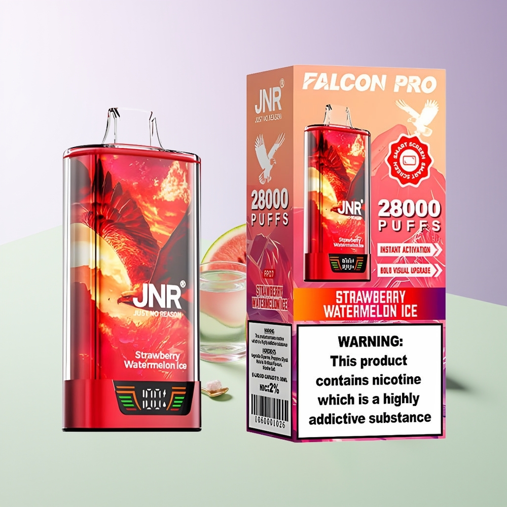 JNR Falcon Pro 28000 Braškynės Arbūzo Ledas 950mAh