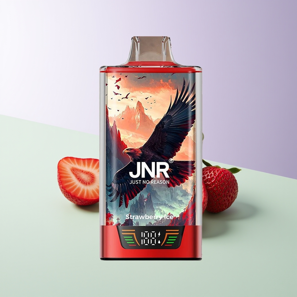 JNR Falcon Pro 28000 Dūmai Vienkartinis Braškės Ledas 5 Nikotino