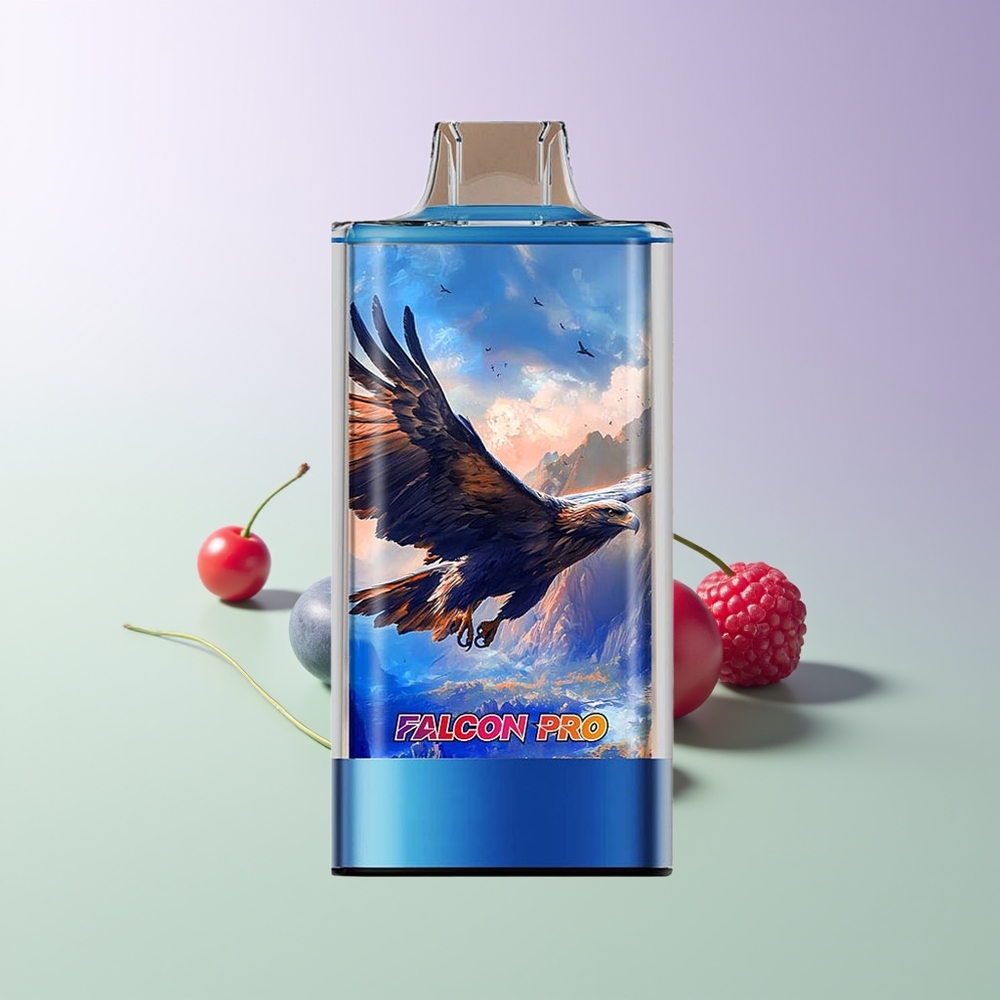 JNR Falcon Pro 28000 Pūkų Mėlynųjų Aviečių Vyšnių