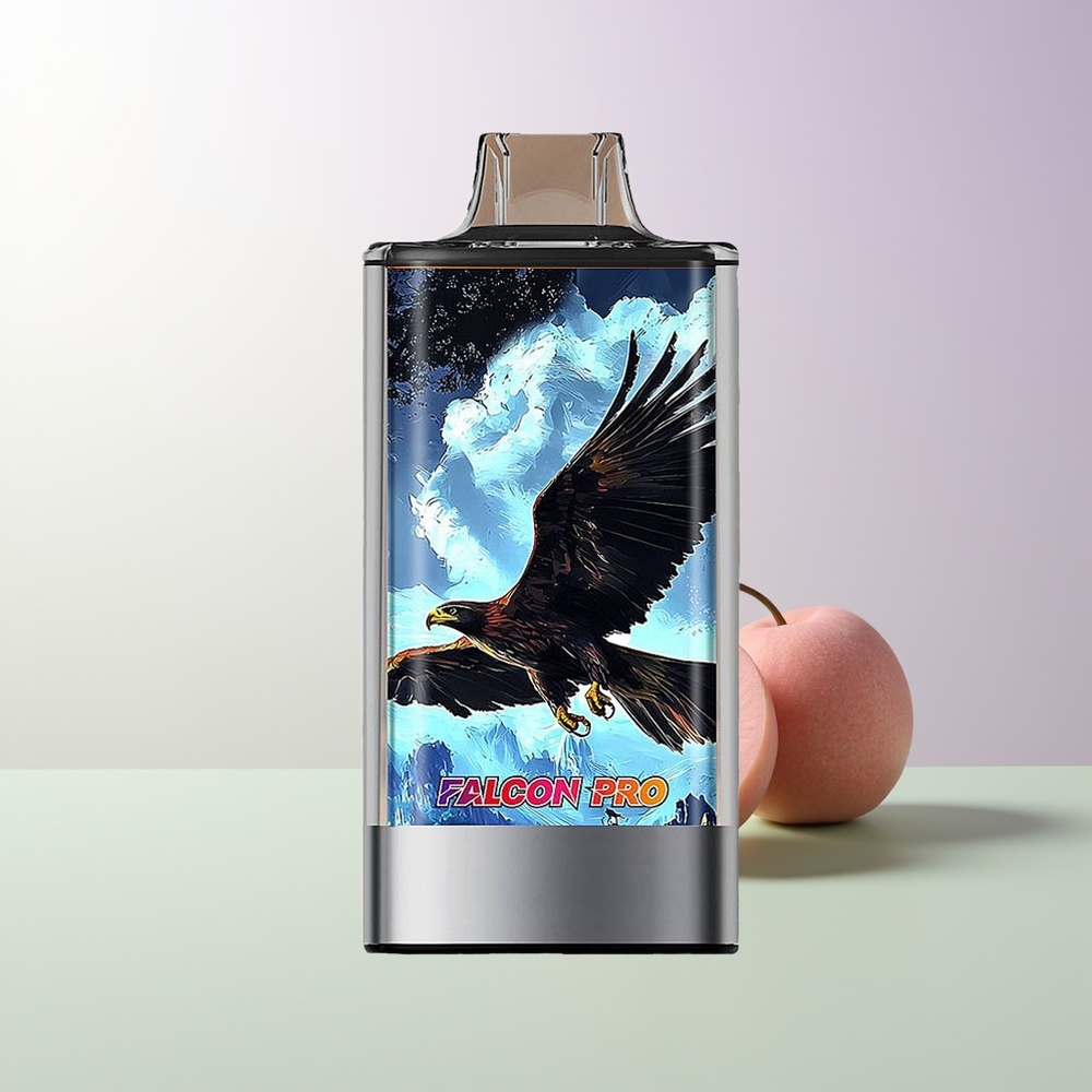 JNR Falcon Pro 28000 Vienkartinės Elektroninės Cigaretės Baltasis Persikas Razz USB Type-C