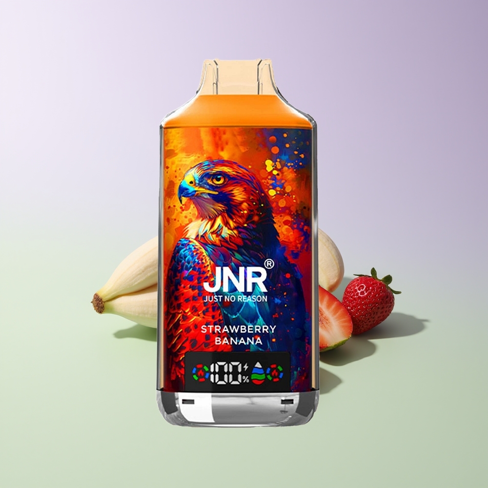 JNR Falcon X 18000 Pūkų Vienkartinis Vapas Braškių Bananų